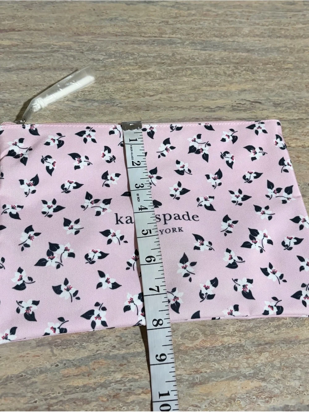 NWOT kate Spade ♠️ Pink Floral Zip Pouch